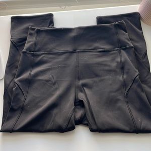 Size 6 black Lululemon capri leggings